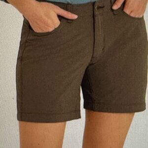 Sherpa Women's Naulo 7" Trail Short dark army brown green ripstop worn oncel